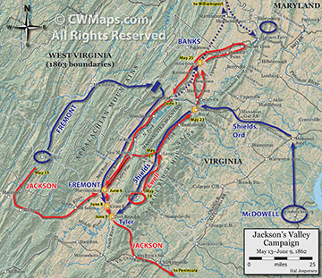 Hal Jespersen's Civil War Cartography Portfolio and Sample Maps